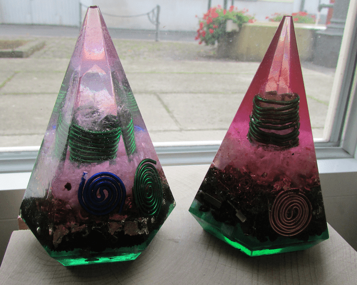 Orgonite mehrkantig bunt